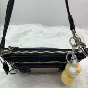 y2k COACH Poppy Black Mini Purse Wristlet thumbnail 5