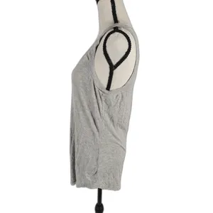 Women Z Supply Swing Tank Top Gray Medium thumbnail 3