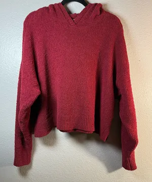 Aerie Real Good mini marshmallow sweater SZ:L thumbnail 1