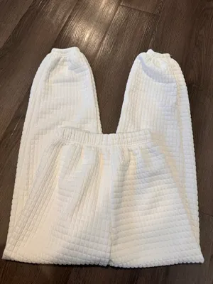 Princess Polly white joggers  thumbnail 3