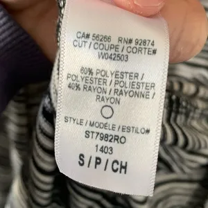 Splendid Womens Striped hooded‎ Sweater Cardigan thumbnail 5