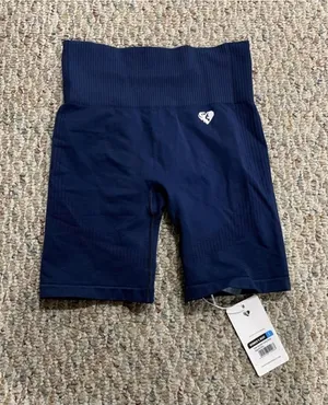 Women’s Best Power Seamless Cycling Shorts in Sapphire Blue - Size Small thumbnail 1