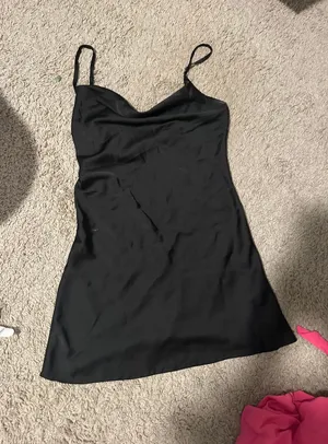 SheIn Black Slip Dress thumbnail 1