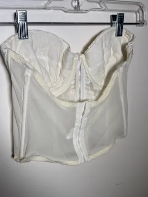 Secret Treasures Elegant Cream Lace Bustier Bra Top - Women Intimates 36C thumbnail 5