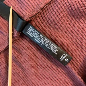 Torrid Sleep 0 Ribbed Wide Leg Lounge Pants Mauve Pink Large Soft Cozy Cabincore thumbnail 5