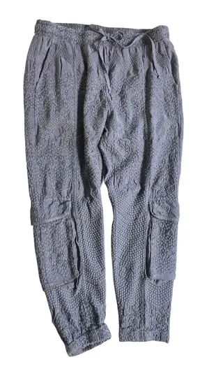 Johnny Was lace look and embroidered pants beige sz Small NWOT thumbnail 1