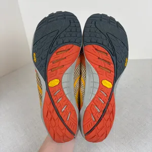 Merrell Women's Barefoot Run Pace Glove Lychee Water Resistant Orange Sneakers 8 thumbnail 7