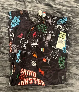 Men’s Colorful Graphic Print Joggers size XL By Drill Clothing thumbnail 1