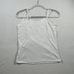 Victoria’s Secret Women’s White Cami Tank Top Size Large Adjustable Straps thumbnail 8