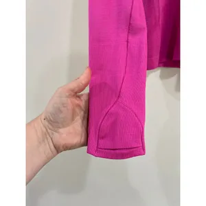 Lululemon Swiftly Tech Long Sleeve Sonic Pink‎ Running Top Size 4 thumbnail 5