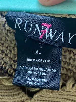 Runaway Clothes Cheetah Print Sweater thumbnail 4