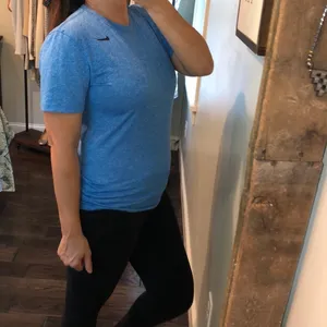 Nike Dri fit small blue athleisure gym/fitness top thumbnail 4
