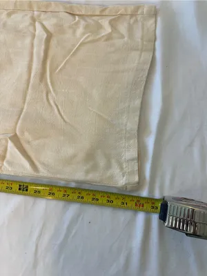 High-Waist Cream Wide-Leg Trousers thumbnail 6