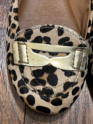Sperry Leopard Print Flats with Gold Accent thumbnail 9