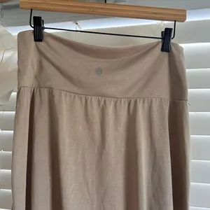 Free People Echo beige harem jogger lounge pants oversized drop crotch size M thumbnail 5