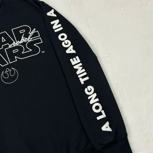 Star Wars Rebel Galaxy Graphic Logo Black Pullover Crewneck Sweatshirt Adult S thumbnail 4