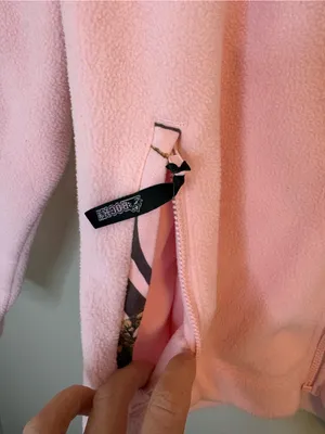 Rocky Pink Mossy Oak Fleece Full Zip Jacket Women’s Small thumbnail 3