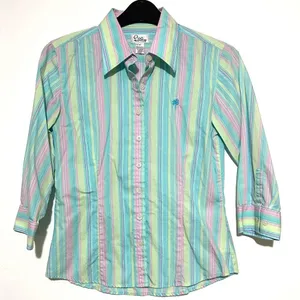 Lilly Pulitzer Vintage Fitted Button Down Top 4 thumbnail 1