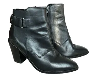 ASOS Effina Leather Ankle Boots thumbnail 5