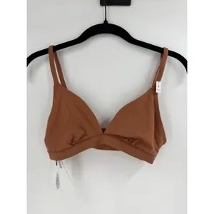 NWT PINK Victoria's Secret Bra Bralette Womens‎ Small Brown Unlined No Wire thumbnail 3
