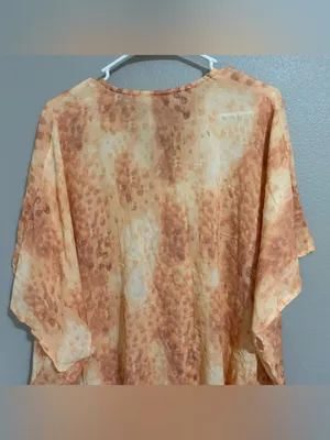 Free People Y2k Valencia Ruched Drawstring Kimono Swim Cover Up Women’s One Size thumbnail 7