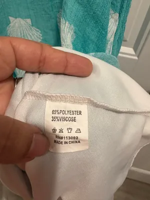 India Boutique Turquoise and White Dress one Size thumbnail 6