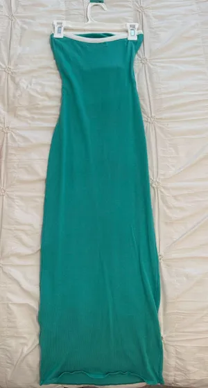 Morning Mist Hello Molly My Sunrise Midi Dress in Green thumbnail 3