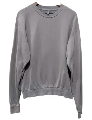 Skims Terry Crewneck Sweatshirt Womens Sz M Gray Pullover Cotton thumbnail 1