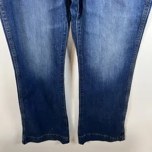 Wrangler Retro Jeans Womens 27x32‎ High Rise Trouser Flared Medium Wash Cowboy thumbnail 4