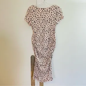 Isabel maternity Leopard Print Short Sleeve T-Shirt Dress size XS thumbnail 5