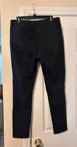 Arizona Hi-Rise Skinny Black Khaki Pants thumbnail 3