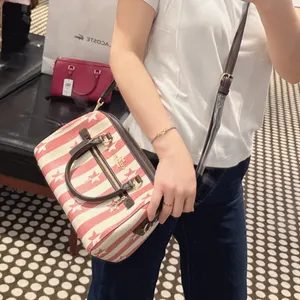coach Rowan Satchel Bag With Stripe Star Print 2866 thumbnail 4