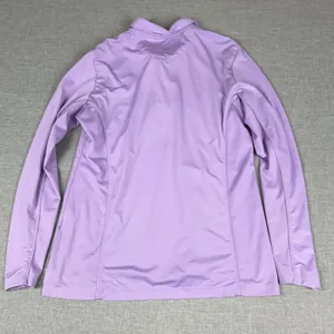 Peter Millar Shirt Womens Large Purple Long Sleeve Collared Golf Polo E4 UPF 50+ thumbnail 7