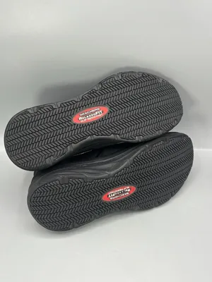 Skechers D'Lux Walker SR Ugina Shoes Women's 8.5 Black Slip On 108175-BLKS thumbnail 6