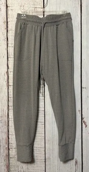FP Movement Sunny Skinny Gray Drawstring Pocket Jogger Sweatpants Size Medium thumbnail 1