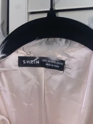 SheIn White Fur Coat thumbnail 5