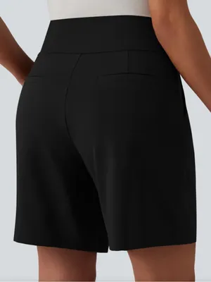 NEW Halara DayStretch High Waisted Work Baggy Bermuda Shorts Women’s Small thumbnail 2