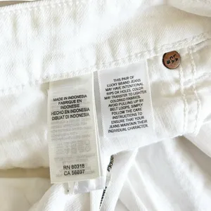 Lucky Brand White Hayden Skinny Jeans Sz 4 thumbnail 7