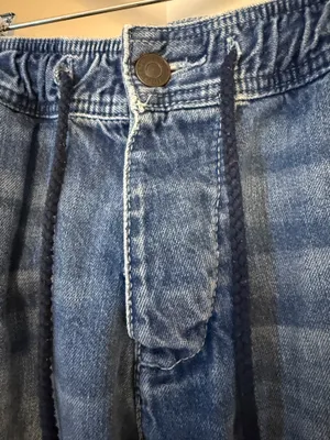 Abercrombie & Fitch Denim Jean Joggers Medium Vintage Y2K thumbnail 3