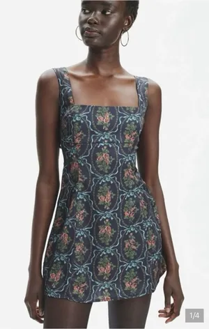 Urban Outfitters Floral Print Dress Mini thumbnail 1
