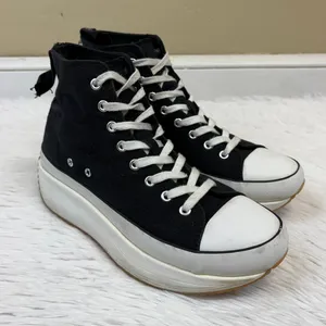 Madden Girl Women's Winnona Platform High Top Sneakers Size 10 thumbnail 1