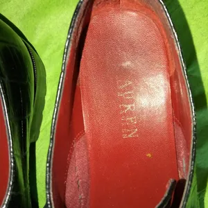Ralph Lauren Amity Black Alligator Shoes 7.5 thumbnail 2