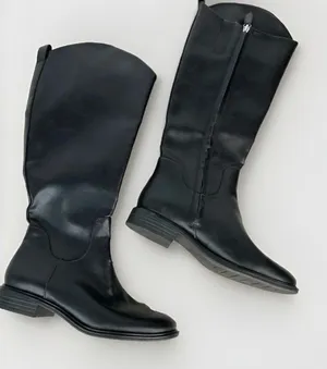 Nordstrom Rack Women's Black Meadow Riding Boots Size 6M Zip Up thumbnail 1