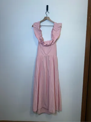 Free People Ruffle‎ It Up Midi Dress by free-est thumbnail 3