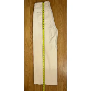 SheIn Light Cream Beige High Waisted Straight Leg Cotton Baggy Pants thumbnail 9
