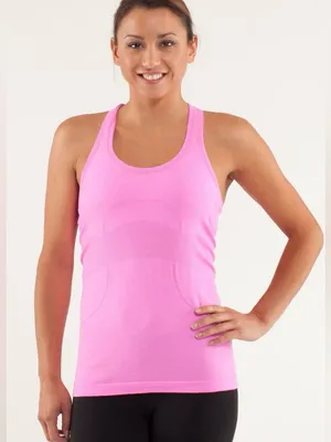 Lululemon Swiftly Racerback Tank Top - Pink Size 10 thumbnail 1