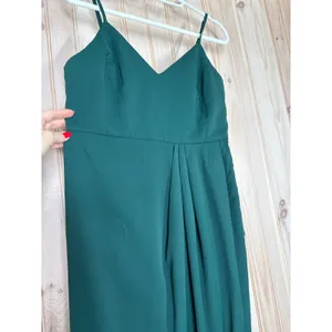NWT Lulus Reinette Dark Green Midi Dress Cocktail Party Gala Wedding Size XS thumbnail 5