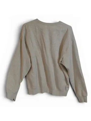 Victoria's Secret PINK Womens L Gray Crewneck Sweatshirt Laurel Logo Pullover thumbnail 2