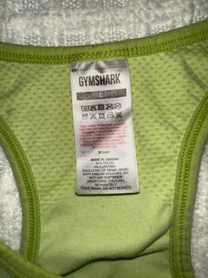 Gymshark Lime Green Sports Bra thumbnail 3