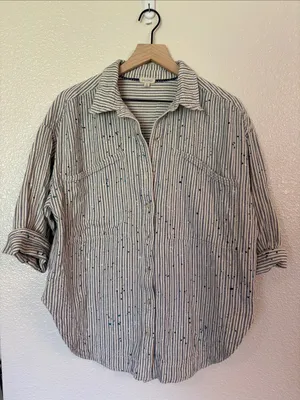PILCRO Studio Smock Buttondown Shirt thumbnail 3